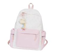 ZYHARUKO Aesthetic Backpack For Girl Lovely Backpack Large Capacity Casual Daypacks Travel Rucksack Student School Bag Star Print School Bag Travel Casual Daypacks Simple Rucksack