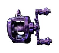 ZYHARUKO Angler Pendant with Compact Fishing Reel Design, Purple