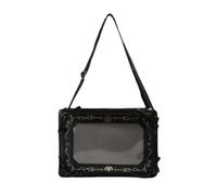 ZYHARUKO Bags for Women Harajuku Ita Bag Crossbody Shoulder Bag Handbag Transparent Itabag Messenger Bag Fashion Satchel Handbag Daypacks Gifts