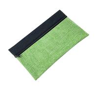 ZYHARUKO Basic Pencil Case Polyester Pencil Pouches Light Weight Portable Pen Organizers Storage Bag Travel Makeup Bag for Office Polyester Case