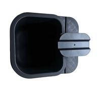 ZYHARUKO Black Rotating Desktop Waste Bin Feature Simple Open Close Mechanism Desk Waste For Kitchen And Desk Organization Desktop