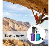 ZYHARUKO Bouldering Chalk Bucket Drawstring Closures Bag Rock Climbing Storage Pouches Nonslip Easy To Use Rock Climbing Chalk Bag