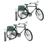 ZYHARUKO Classical Retro Postal Bike Alloy Crafted Decorative Piece With Detailed And Handlebars Postal Service Bicycles Decor