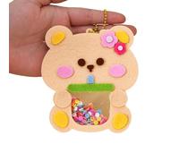 ZYHARUKO Colorful Animal Pendant Making For Children Art Class Craft Set Creative Decoration For Kindergarten Activity Animal Pendant Craft