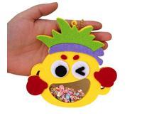 ZYHARUKO Colorful Animal Pendant Making For Children Art Class Craft Set Creative Decoration For Kindergarten Activity Animal Pendant Craft