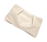 ZYHARUKO Contemporary Crinkle Detail Lightweight Handheld Bag PU Leather Soft Pleated Wedding Purse Elegant Evening For Prom Trendy Ruffle