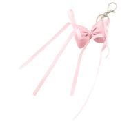 ZYHARUKO Contemporary Ribbon Bows Handbag Pendant Modern Bag Charm Designed For Woman Who Loves Distinctive Bags Accessories Daily Use Bag Charm