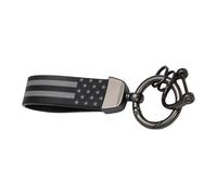 ZYHARUKO Corrosions Resistant Auto Chains Featurings America Emblems Car Keychain For Everyday Carry And Gift Givings Flag Car Keychain