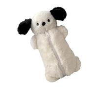 ZYHARUKO Creative Dog Themed Soft Writing Materials Owner Capacious Compartment Long Permanent Fabric Exemplary Study Work Accessories for Adults Kids Permanent Plush Makeup Bag Multiple Use