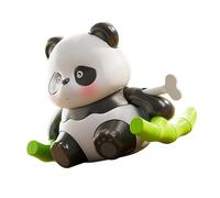 ZYHARUKO Creative Window Decoration Vintage Cartoon Panda Somersault Windup Toy Prank For Home Club Display Decoration Classical Wind Up Toy