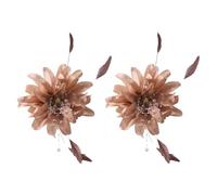 ZYHARUKO Curtain Tiebacks Flower Window Bind Clips Decorative Curtains Holdbacks Drapery Holdbacks Home Office Decors Tiebacks