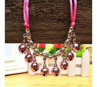 ZYHARUKO Dog Collar Ringing Bells Collar Adjustable Bells Necklace Ringing Anti-Lost Tibetan Tibet-Style Puppy Necklaces For Girls