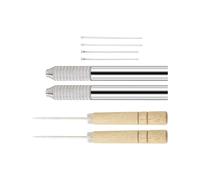 ZYHARUKO Doll Hair Rooting Device Rooted Needle Wood Handle Design Transplanting Tool for Beginners Expert Crafting Use Rooting Tool