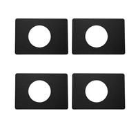 ZYHARUKO Door Handle Fixing Covers Filler Repair Backplate Door Knob & Deadbolts Reinforcement Plate for Home Security Improvement Latches Protector