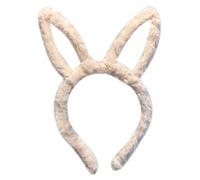 ZYHARUKO Ears Headband Plush Easter Cute Cosplay Costume Accessories For Kids And Adults Size 8 Colors Headband Adult Kids For Washing Face Spa Yellow Black White Red Gray