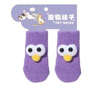 ZYHARUKO Elastics Stay on Pet Sock Fit to Falling on Hard Surfaces for Active Dogs Year Round Indoor Dog Sock