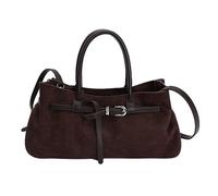 ZYHARUKO Fashionable Retro Shoulder Bag Soft Suedes Fabric Elegant Carry Methods Roomy Interior Perfect For Autumn Winter Season Suedes Bag With Multiple Carrying Option