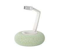 ZYHARUKO Foldable Lazy Bed Phone Holder With Detachable Plush Pillow Silicone Suction Cup Base For Tabletops Bed Sofa Use Gift Phone Pillow Stand