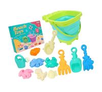 ZYHARUKO Foldable Sand Bucket Tool Beach Toy With Shovel And For Toddler Beach Activity Travel Sandcastle Travel Friendly Sand For Family Vacation