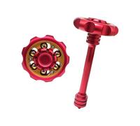 ZYHARUKO Handheld Conjuring Stick Spinner Detachable Finger Fiddle Toy Smooth Rotation 6 Metal Globes Comforting Sound Compact Ease Alloy Plan Pocket Sized Conjuring Stick Fiddle