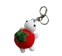 ZYHARUKO Handmade Turtles Keyring Comfortable Holder Fashionable Knitted Bag Charm Suitable For Keys And Bags Decorating Fashion Decors