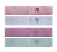 ZYHARUKO High Intensity Knitted Resistance Band Silicones Grip For Fitness Pilates Glute Training Strength Workouts Homes Gym Unisex Fitness Elastic Loop Band