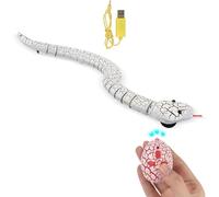 ZYHARUKO Interactive Remote Control Reptiles Toy with Realistic Textures and Kid Friendly Construction Remotes Control Snake Electronic Snake