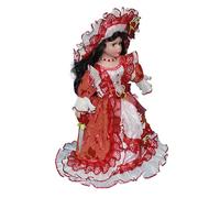 ZYHARUKO Lovely Triangel Porcelain Dolls Ornament For Couples Friend Or Home Enthusiasts Italian Love Tokens Decors Doll