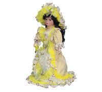 ZYHARUKO Lovely Triangel Porcelain Dolls Ornament For Couples Friend Or Home Enthusiasts Italian Love Tokens Decors Doll