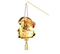 ZYHARUKO MidAutumn Festival Cartoon Rabbits Lamp PVC Glowing Lamp Craft Materials For Creative Family Activity Traditional Festival Activity