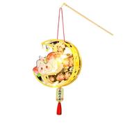 ZYHARUKO MidAutumn Festival Cartoon Rabbits Lamp PVC Glowing Lamp Craft Materials For Creative Family Activity Traditional Festival Activity