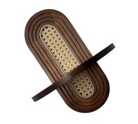 ZYHARUKO Modern Arched Floating Wall Shelf With Rattan Accent Home Decors Wood Storage Rack For Displaying Plant Books Photos Rattan Floating Shelves Living Room