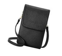 ZYHARUKO Modern Slimming PU Leather Card Case Crossbody Bag Wear Resistant Pocket Organizers Shoulder Purse For Business Casual Ethical Fashion Phone Wallet