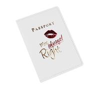 ZYHARUKO Mr. Mrs. Passports Holder Bridal Shower Gifts Leather Passports Covers Wedding Honeymoon Travel Essential for Bride Groom Travel Essential