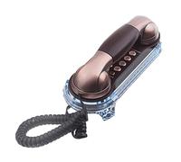 ZYHARUKO MT025 Corded Landline Phone With Adjustable And Last Number Redial Feature Incoming Call Illuminated Traditional House Phone
