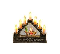 ZYHARUKO Music Box Christmas Decoration Gift With Snowfalls Effect And Festival Melodies For Holiday Homes Party Desk Ornament Resin Christmas Music Box With Hand Painted Holiday Scenes