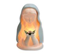 ZYHARUKO Night Light, Decorative LED Religious Figurine For Home Prayer, Christmas Decor, Birthday Her, Bedside & Nursery Lamp