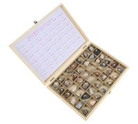 ZYHARUKO Ores Specimens Collection Geology Discovery Educational Learning Tool Set for Kid Interactive Science Home Study Teaching Tool for Kids STEM