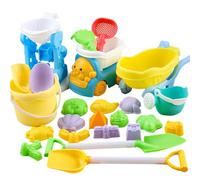 ZYHARUKO Outdoor Sand Activity Play Set With Tool Ergonomic Grips Shovel SandCastle Toy For Early Childhood Creativity Sand Play Toy For Preschooler