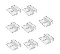 ZYHARUKO Pack Of 8 Fishtanks Acrylic Clip Strong And Corrosions Resistant Lid Holder Stand For Various Aquariums 6/8mm Thickness Fishtanks Lid