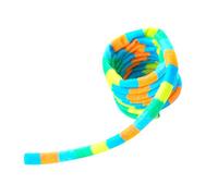 ZYHARUKO Pet Supplies Rainbow Striped Plush Covering Telescopic Spring Cats Toy Interactive Fun Playing Accessories Cats Lover Indoor Pet Entertainment