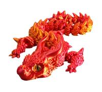 ZYHARUKO Printed Stress Relief Dragon Fidgets Toy Versatile Flexible Design For Playful Interaction At Home Or On The Go Artistic Dragon Display