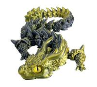 ZYHARUKO Printed Stress Relief Dragon Fidgets Toy Versatile Flexible Design For Playful Interaction At Home Or On The Go Artistic Dragon Display