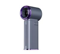 ZYHARUKO Rechargeable 3500mAh Handheld Misting Fan With Digital Display Adjustable 1-199Speed Cooling Personality For Travel Rechargeable Handheld Cooling