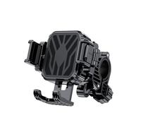 ZYHARUKO Shock Absorbing Phone Mount For Motorcycle Handlebar Secure Silicone Grip Vibrations Damping Stable Riding Companion Secure Grip Shock Absorption Phone Mount For Cycling