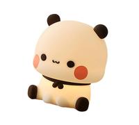 ZYHARUKO Silicone Panda Shape Night Lamp USB Rechargeable Tap Turn On Great For Creating A Warm Atmospheres Touch Sensor Lamp