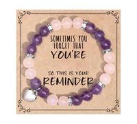 ZYHARUKO Stone Accent Heart Alloy Construction Wrist Chain Comfortable Bangle for Long Term Wear Day to Night Party Jewelry Heart Bangle