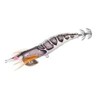 ZYHARUKO Strong Shrimp Lures Size 3.5 With Sound Beads For High Success Rate Angling Rattling Beads Fishing Lures For Night
