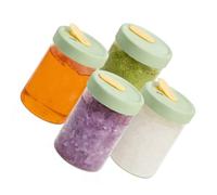 ZYHARUKO Sturdy Kitchen Storage Glass Jar Feature Secure Seal and Clear Designs for Efficient Ingredient Management in Daily Cooking User Friendly Glass Jar