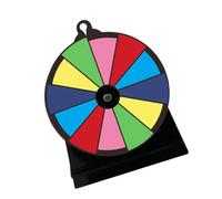 ZYHARUKO Tabletop Prize Turntable Erasable Reusable Fortunes Wheel Lucky Draws Roulette Wheel Lottery Machine Prize